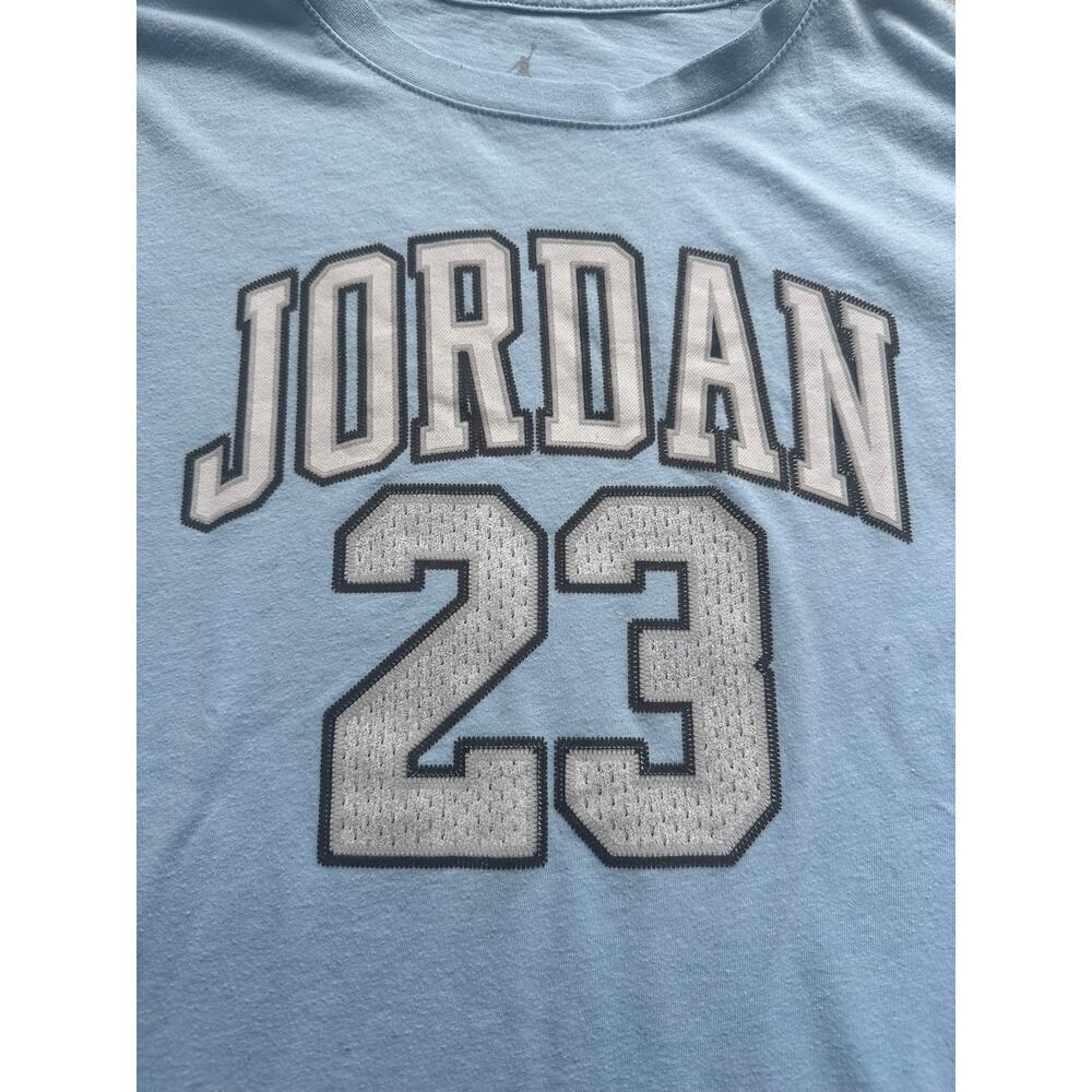 Michael Jordan #23 UNC Blue Tee Kids L / Adult XS - Picture 1 of 7